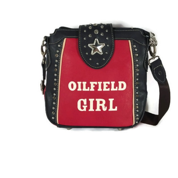 Montana West Oilfield Girl Crossbody Purse - Picture 7 of 8